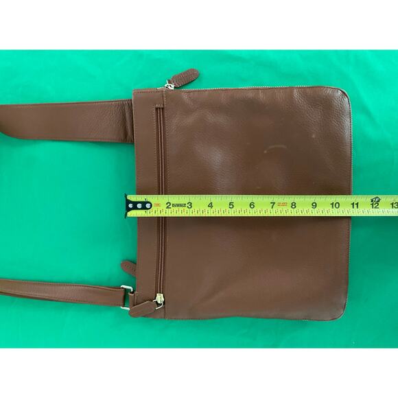 Radley London Brown medium zip-top leather crossbody bag - Picture 8 of 16